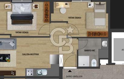 HUZUREVLERİNDE METRO DURAĞI YANINDA PROJEDEN 2+1 SATILIK DAİRE