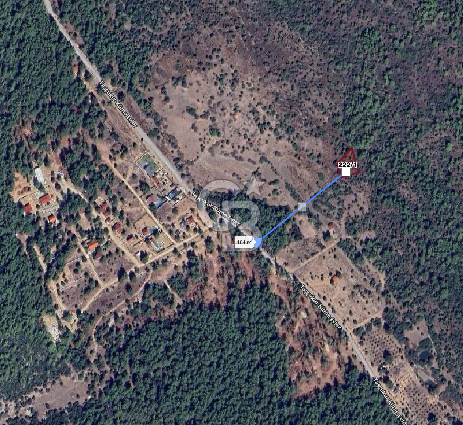 Urla Zeytinler'de 963 m2 Doğa İçinde Arsa