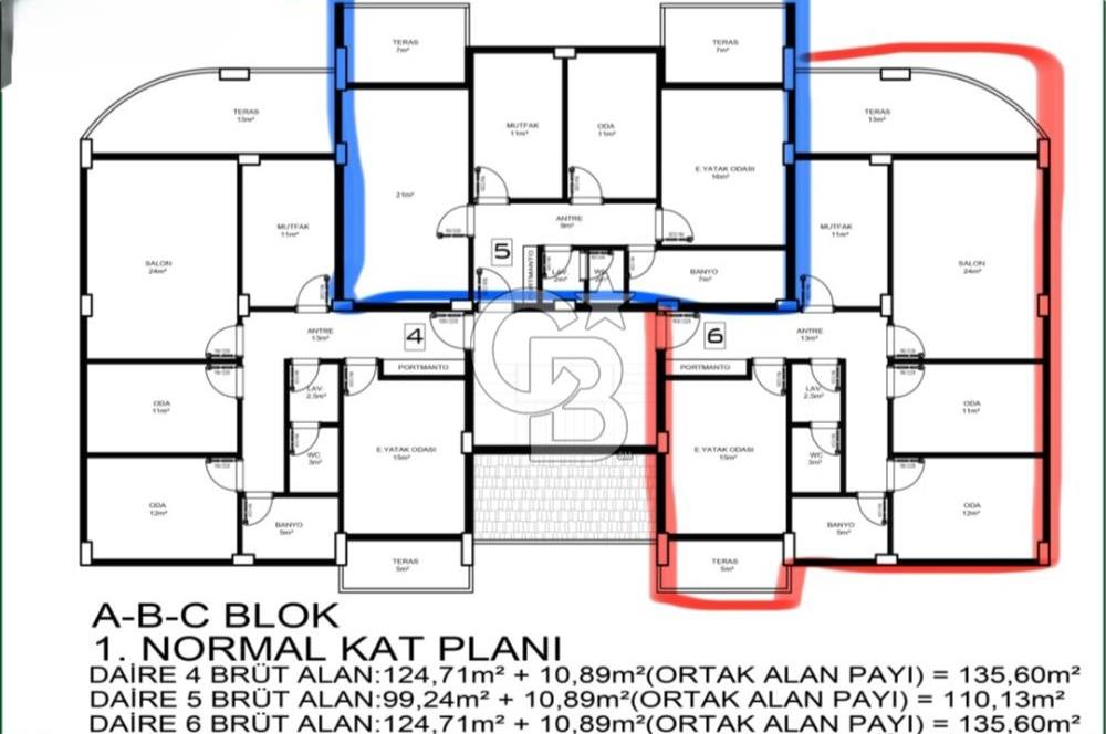 KARTEPE FSM SİTEİÇİ EBEVEYN BANYOLU SATILIK 3+1GENİŞ SIFIR DAİRE