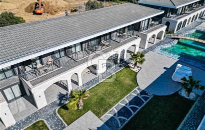 Kuşadası Kuştur Plajı ‘na Yürüme Mesafesinde 1+1 şık eşyalı kiralık daire