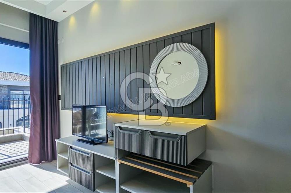 Kuşadası Kuştur Plajı ‘na Yürüme Mesafesinde 1+1 şık eşyalı kiralık daire