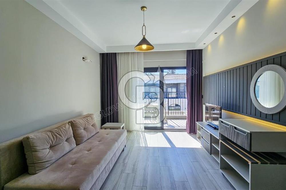 Kuşadası Kuştur Plajı ‘na Yürüme Mesafesinde 1+1 şık eşyalı kiralık daire