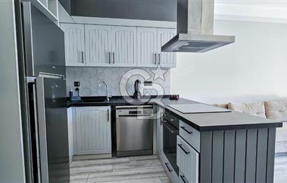 Kuşadası Kuştur Plajı ‘na Yürüme Mesafesinde 1+1 şık eşyalı kiralık daire