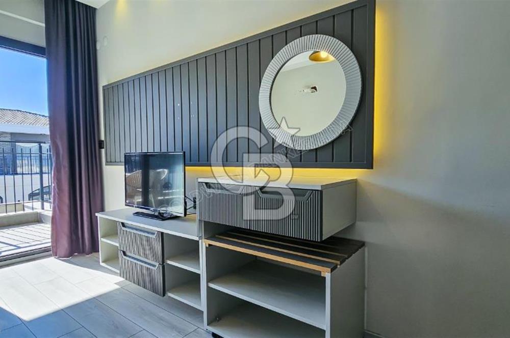 Kuşadası Kuştur Plajı ‘na Yürüme Mesafesinde 1+1 şık eşyalı kiralık daire