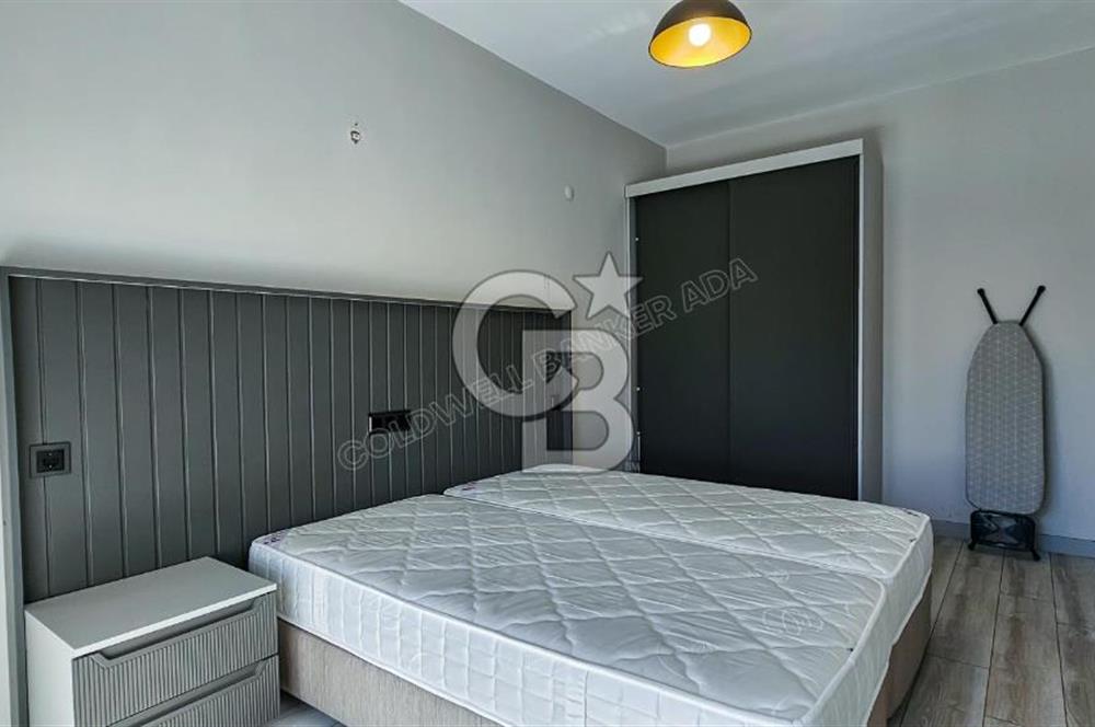 Kuşadası Kuştur Plajı ‘na Yürüme Mesafesinde 1+1 şık eşyalı kiralık daire