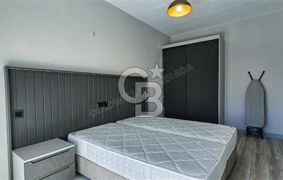 Kuşadası Kuştur Plajı ‘na Yürüme Mesafesinde 1+1 şık eşyalı kiralık daire