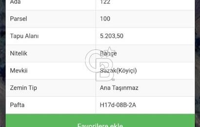 ÇANAKKALE LAPSEKİ BEYBAŞ KÖYÜ SATILIK 5203 M2 BAHÇE