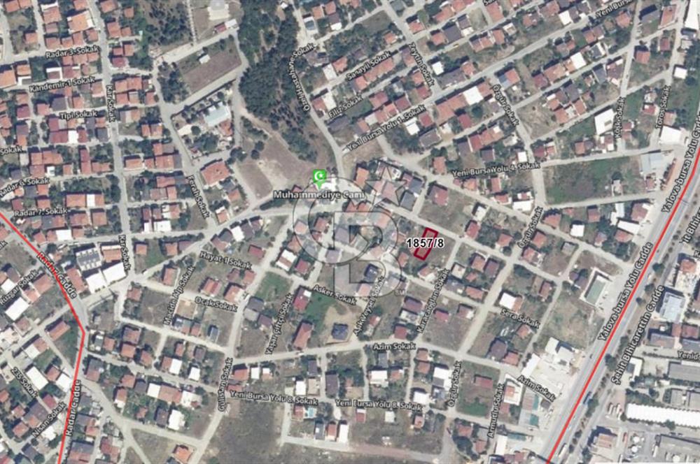  YALOVA MERKEZ FEVZİÇAKMAK DA SATILIK 3 KAT İMARLI 383M2 ARSA!