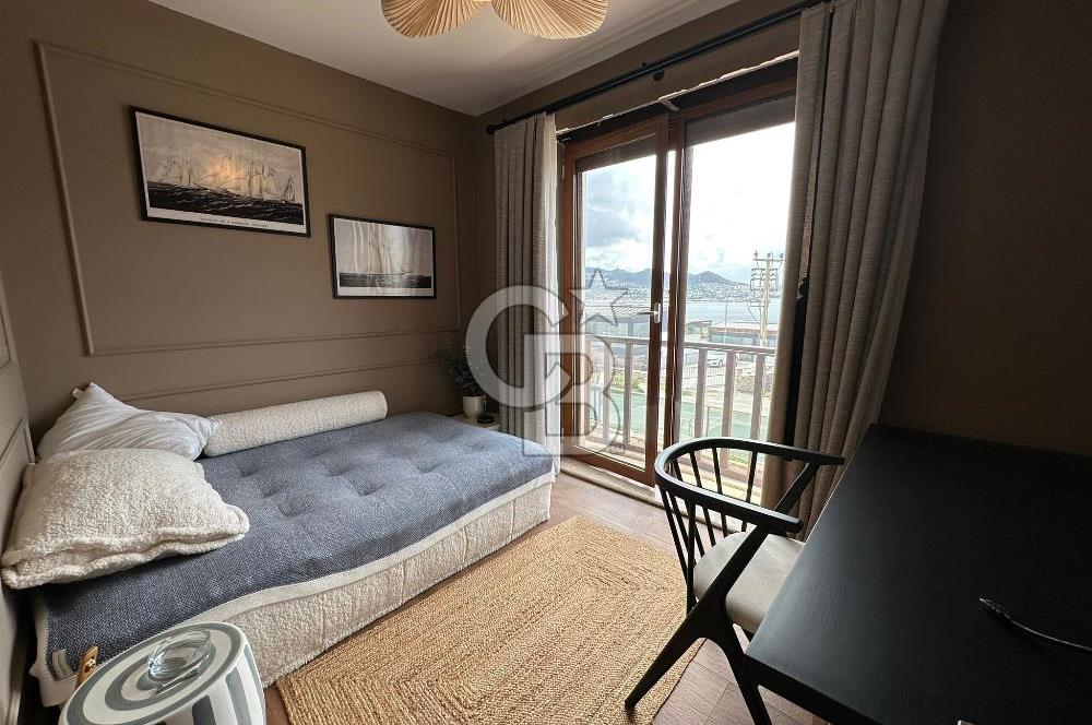 BODRUM YALIKAVAK BUTİK SİTE İÇİNDE DENİZ MANZARALI SATILIK VİLLA