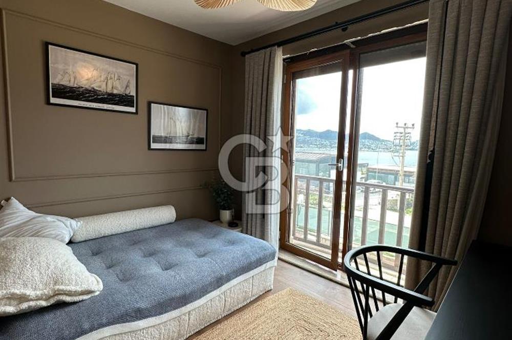 BODRUM YALIKAVAK BUTİK SİTE İÇİNDE DENİZ MANZARALI SATILIK VİLLA