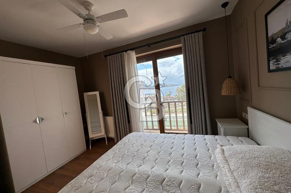 BODRUM YALIKAVAK BUTİK SİTE İÇİNDE DENİZ MANZARALI SATILIK VİLLA