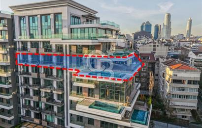 Nişantaşı Koru'da Boğaz Manzaralı,Özel Havuzlu Satılık 4+1 Daire