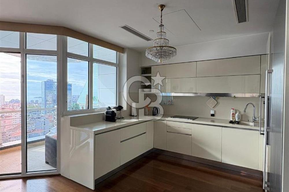 Gayrettepe Selenium Panorama Rezidence ta Full Deniz Manzaralı Boş 2+1 Eşyalı Daire