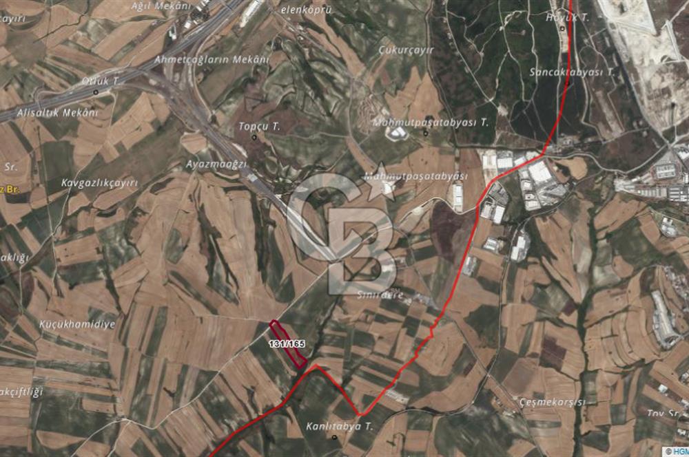 CB'DAN ÇATALCA NAKKAŞ 275M2, HAVAALANINA YAKIN, YOLA CEPHE