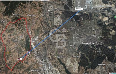 CB'DAN ÇATALCA NAKKAŞ 275M2, HAVAALANINA YAKIN, YOLA CEPHE