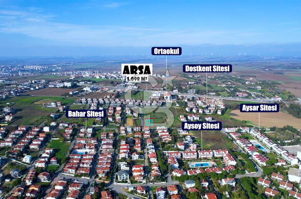 Silivri Cumhuriyet Mh. Deniz Manzaralı Satılık Köşe Parsel Arsa