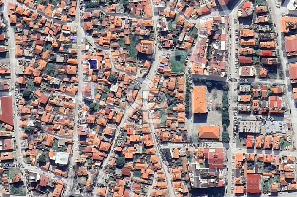 CB KİNG'DEN BURHANİYE/GERİŞ MAH. 3 KAT İMARLI SATILIK ARSA