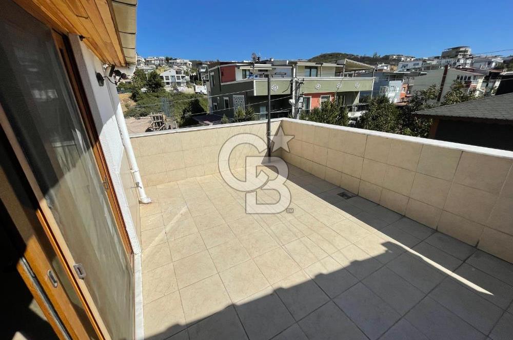 GAZİEMİR BEYAZEVLER'DE 2+1 ÇİFT TERASLI KİRALIK DAİRE