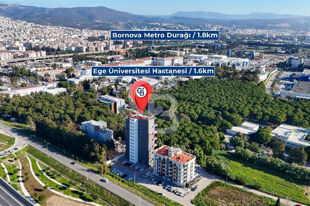 Forum Bornova Karşısında Satılık Loft 2+1 Daire Fulya Tok tan