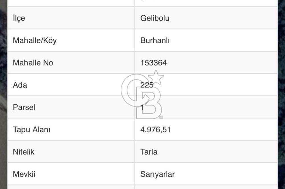Gelibolu Burhanlı'da Kaçırılmayacak Arazi Fırsatı!-Acil Satılık.