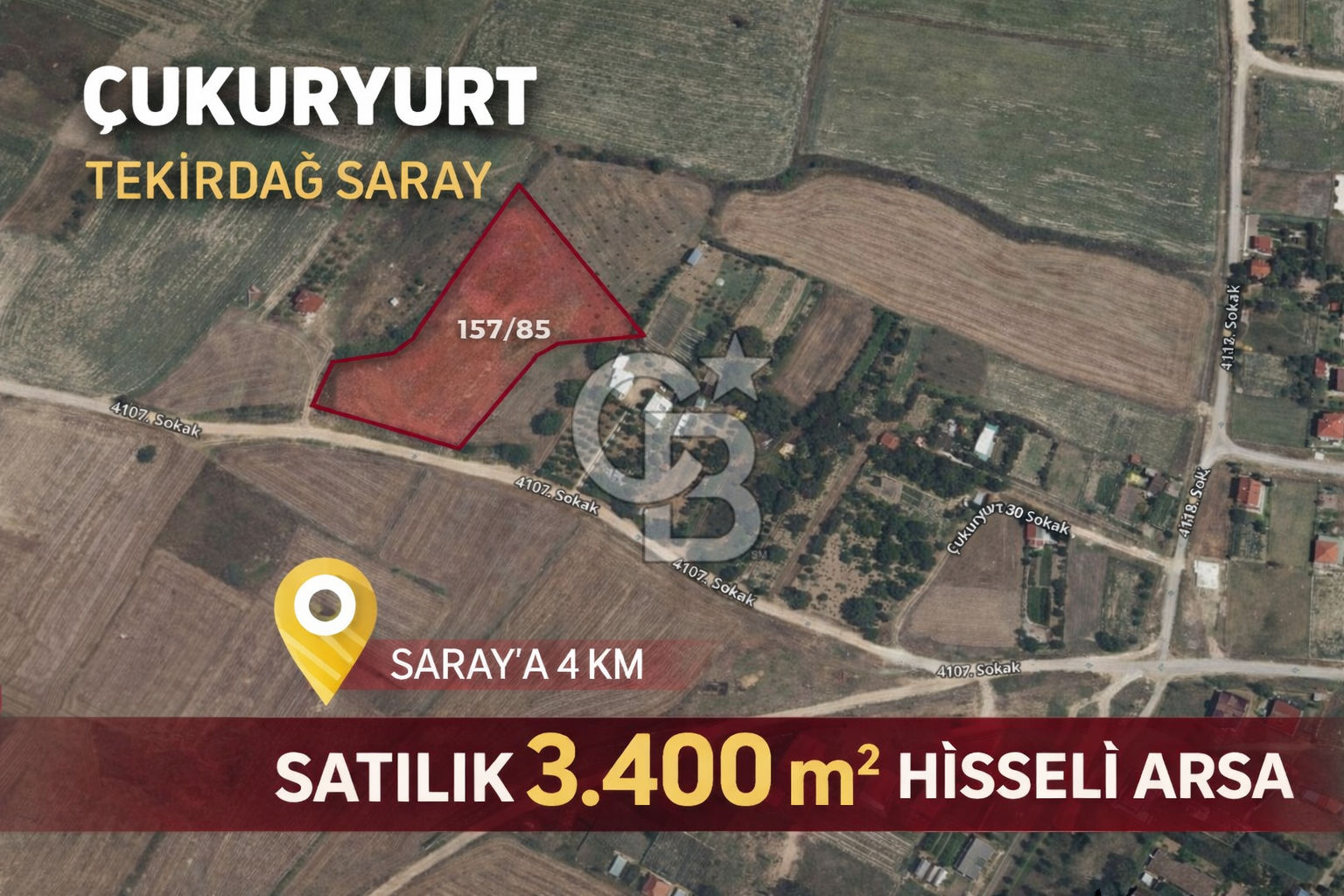 Yola Cepheli, Köy Yerleşimine Komşu Nadir Yatırım Fırsatı!