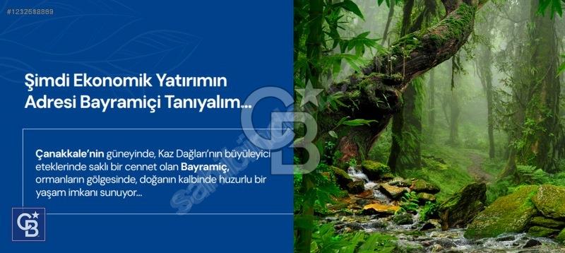 BAYRAMİÇ'TE 14.891,56 m² EKO TRUZİM İMARLI ARSA