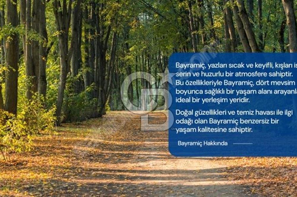 BAYRAMİÇ'TE 14.891,56 m² EKO TRUZİM İMARLI ARSA