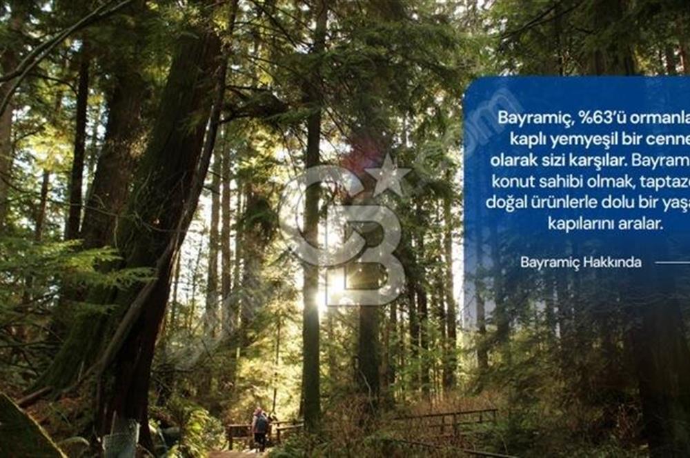 BAYRAMİÇ'TE 14.891,56 m² EKO TRUZİM İMARLI ARSA