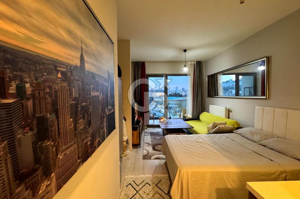 SERTAN DEDE'DEN LAMER DRAGOS GENİŞ BALKONLU 1+0 MANZARALI DAİRE