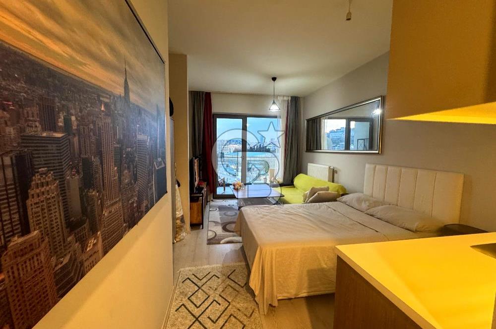 SERTAN DEDE'DEN LAMER DRAGOS GENİŞ BALKONLU 1+0 MANZARALI DAİRE