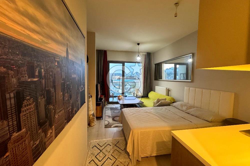 SERTAN DEDE'DEN LAMER DRAGOS GENİŞ BALKONLU 1+0 MANZARALI DAİRE