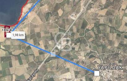 Çanakkale Merkez Yapıldak denize sıfır acil satılık 250 m2 hisse