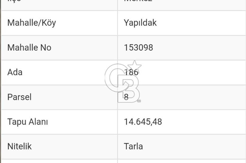 Çanakkale Merkez Yapıldak denize sıfır acil satılık 250 m2 hisse