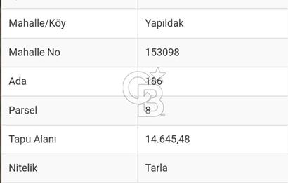 Çanakkale Merkez Yapıldak denize sıfır acil satılık 250 m2 hisse