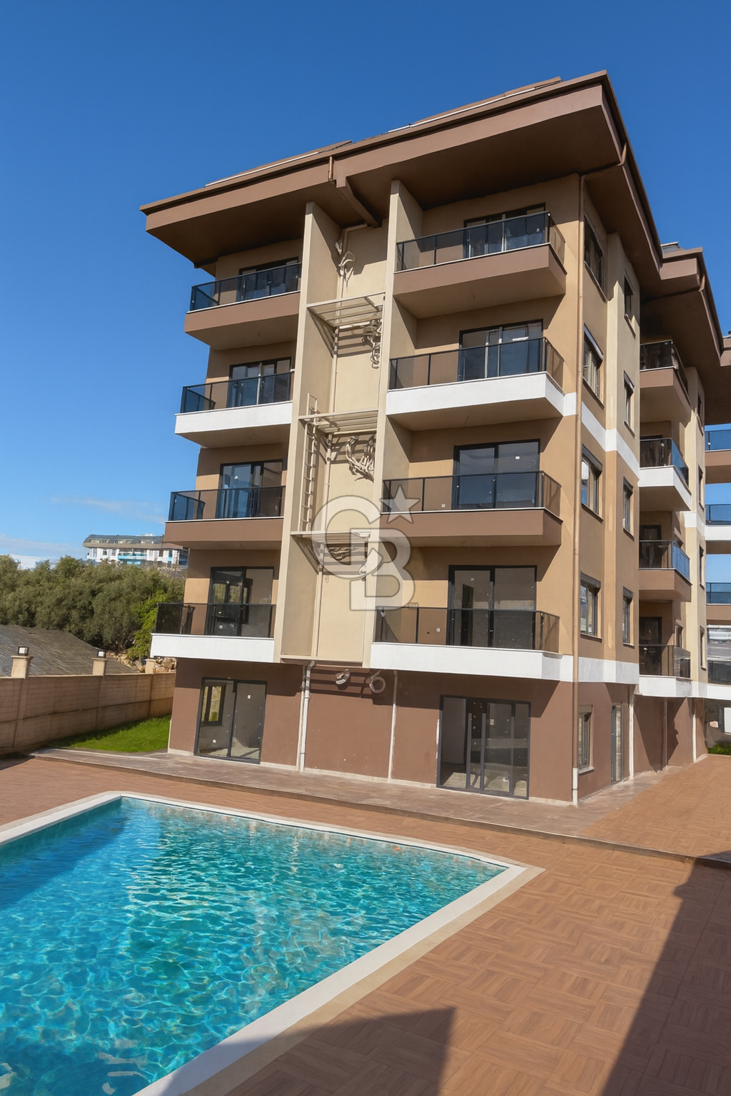 ANTALYA Alanya Payallar Butik Havuzlu BİNA 1+1 daire Hemen Tapu