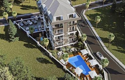 ANTALYA Alanya Payallar Butik Havuzlu BİNA 1+1 daire Hemen Tapu