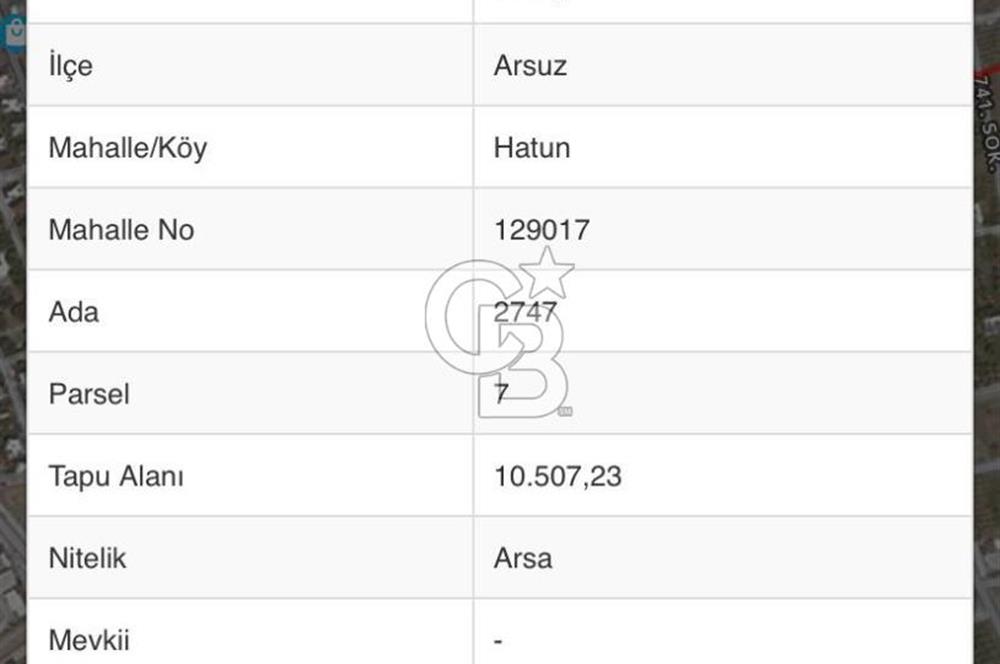 Arsuz'da 10.507M2 Satılık Arsa Expo karşısı