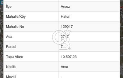 Arsuz'da 10.507M2 Satılık Arsa Expo karşısı