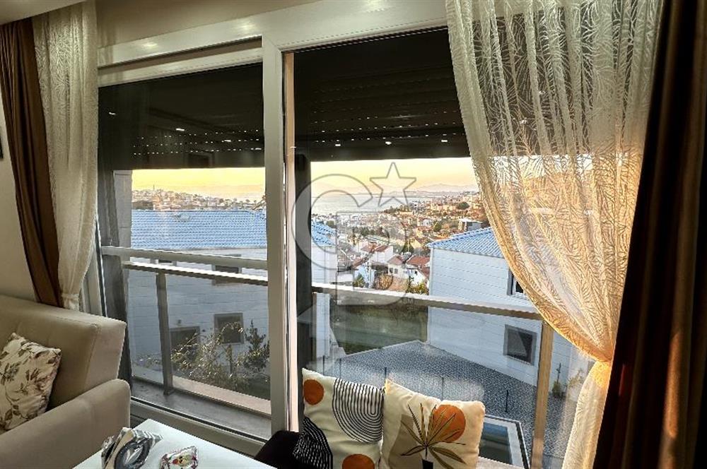Akarcada Panoramik Deniz Manzaralı Site - Eşyalı 2+1 Daire