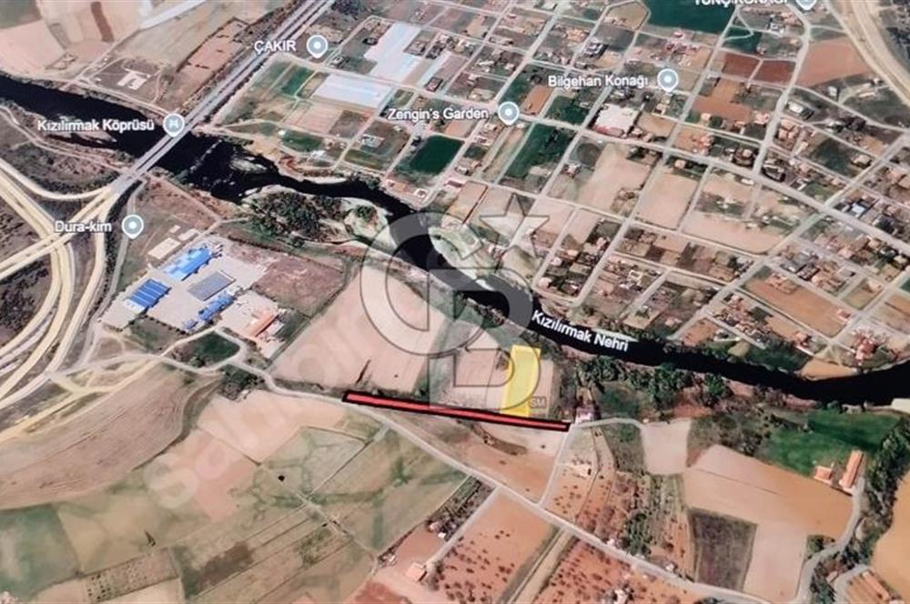 KIRIKKALE KIZIL IRMAĞA SIFIR ANA YOLA ÇOK YAKIN 1848 M2 BAHÇE