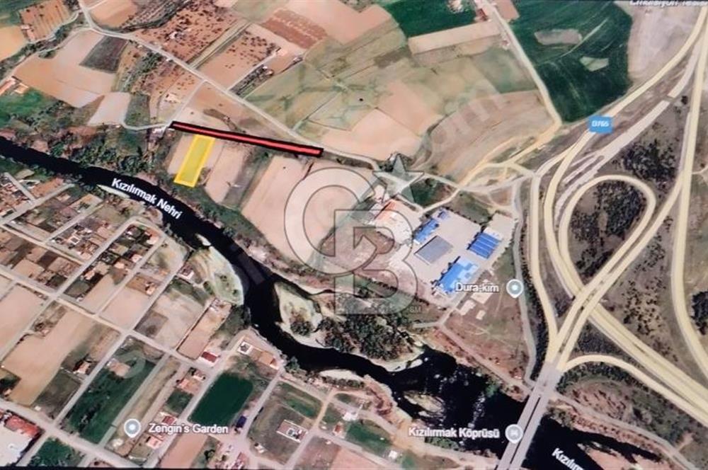 KIRIKKALE KIZIL IRMAĞA SIFIR ANA YOLA ÇOK YAKIN 1848 M2 BAHÇE