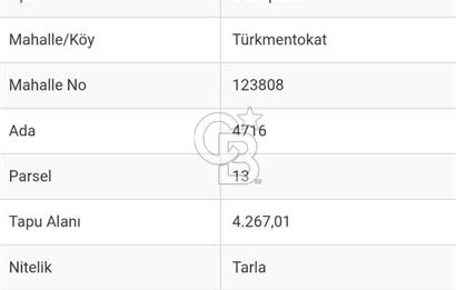 Eskişehir İli Odunpazarı İlçesi Türkmentokat Köyü’nde Satılık Tarla