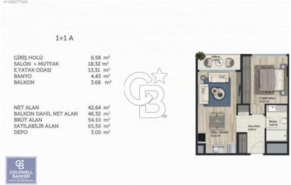 Avrasya Konutları 2 Sitesinde Kiralık 1+1 Daire