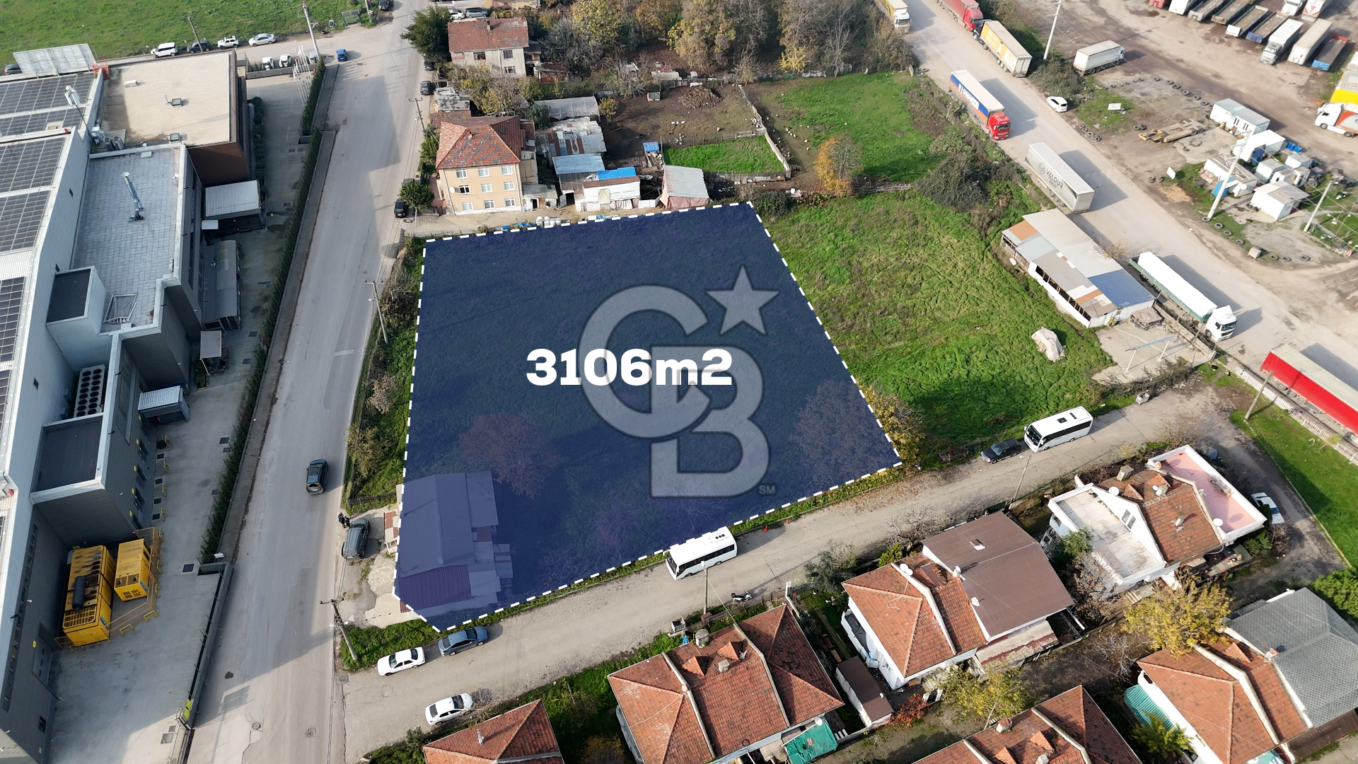 CB AKADEMİ Sepetlipınar Sanayi Bölgesi 3.106 m² Köşe Parsel Arsa