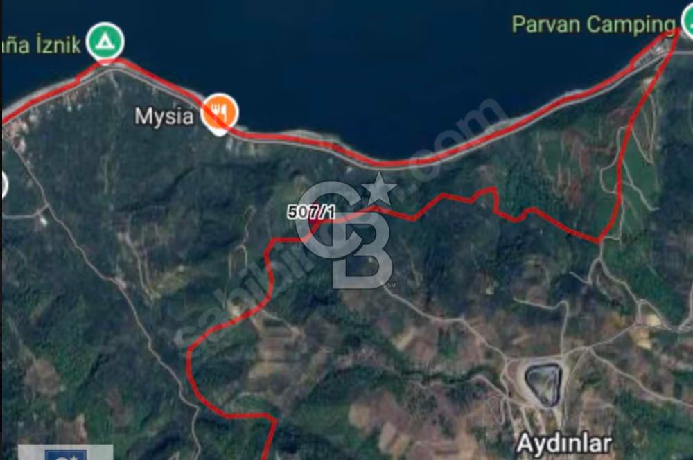 CB BLACK'TEN İZNİK GÖLLÜCE'DE SATILIK GÖL MANZARALI TARLA