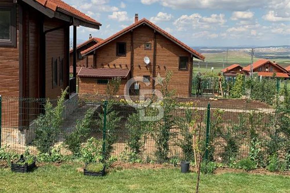 TEMELLİ OLUKPINAR MAH. BOTANİKKÖY SATILIK (4+2) AHŞAP VİLLA