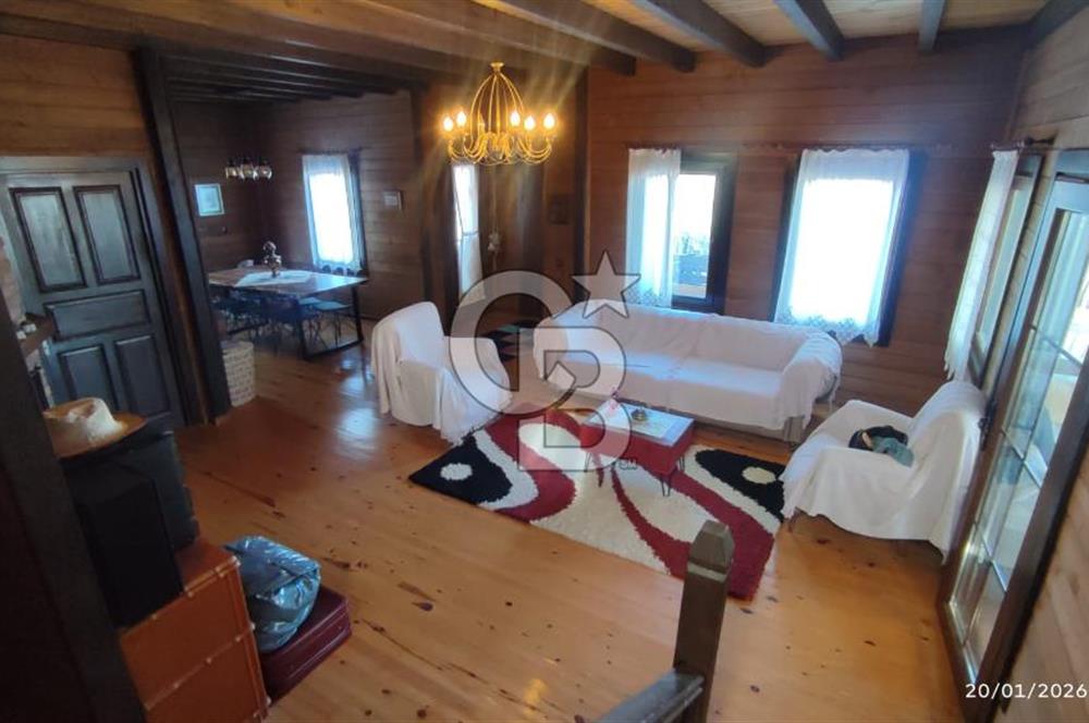 TEMELLİ OLUKPINAR MAH. BOTANİKKÖY SATILIK (4+2) AHŞAP VİLLA