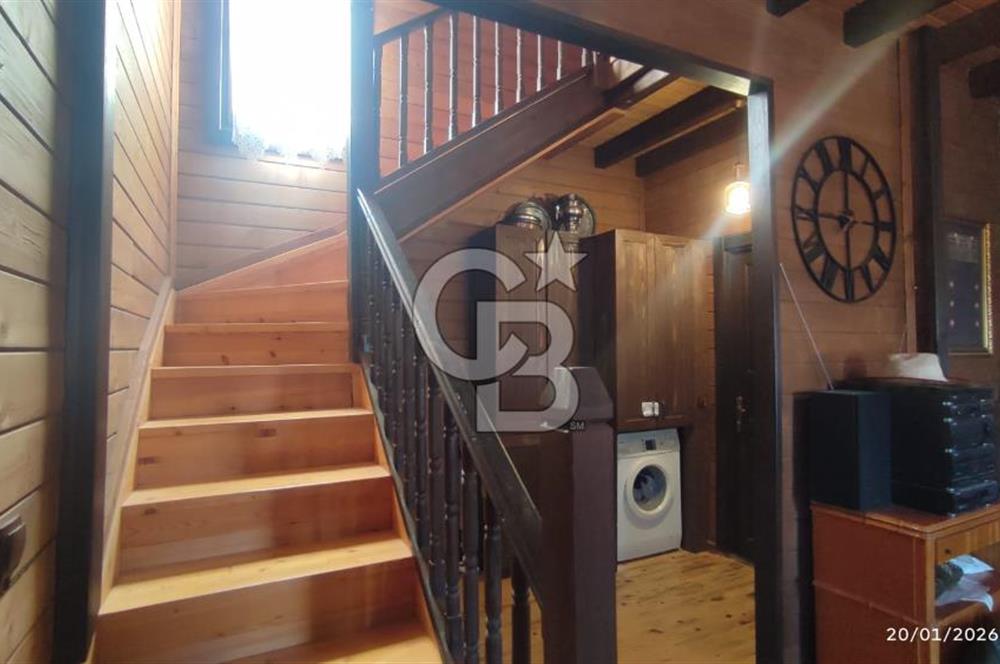 TEMELLİ OLUKPINAR MAH. BOTANİKKÖY SATILIK (4+2) AHŞAP VİLLA