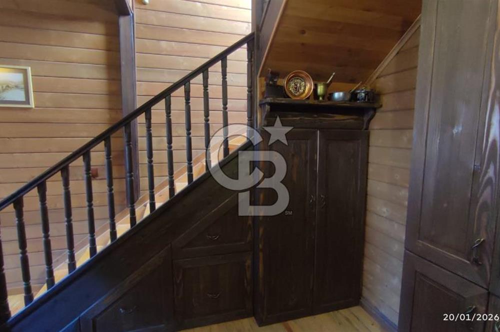 TEMELLİ OLUKPINAR MAH. BOTANİKKÖY SATILIK (4+2) AHŞAP VİLLA