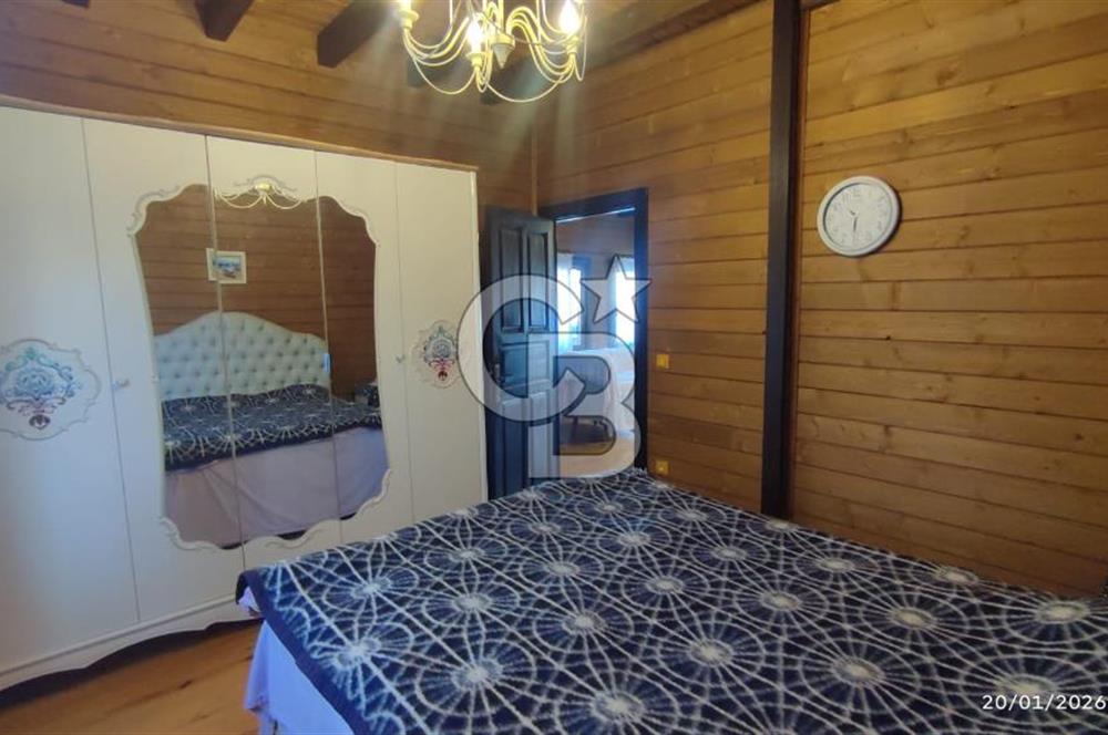 TEMELLİ OLUKPINAR MAH. BOTANİKKÖY SATILIK (4+2) AHŞAP VİLLA